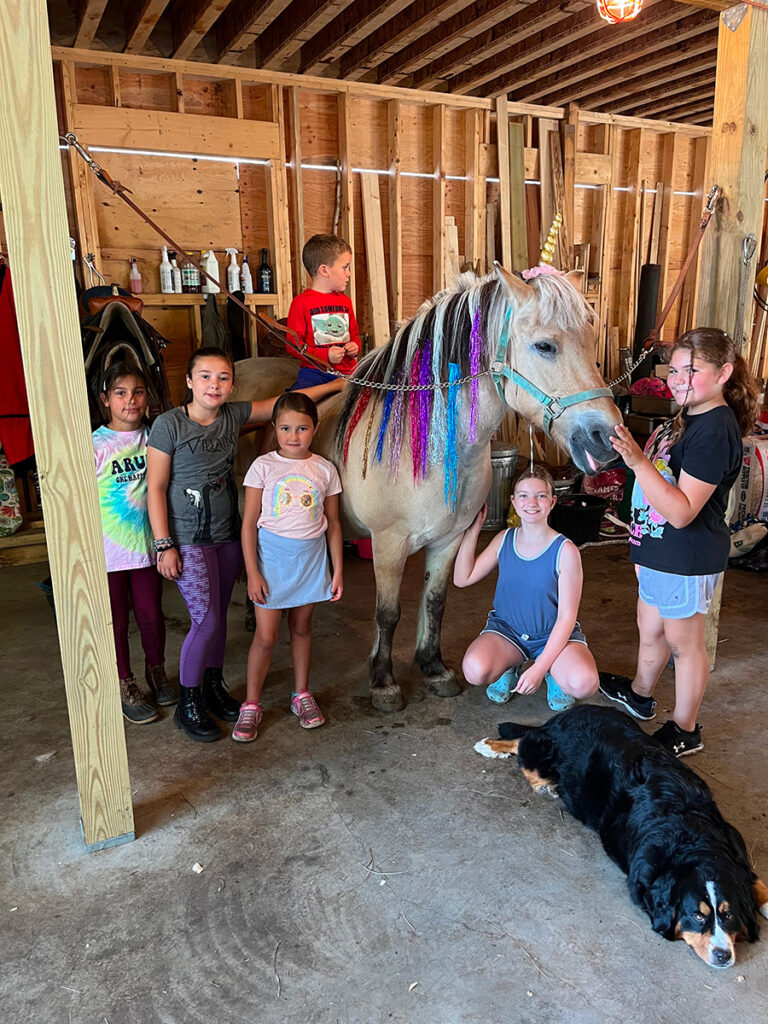 summer camp at sweet acres farm in exeter RI